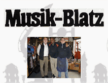 Tablet Screenshot of musik-blatz.de
